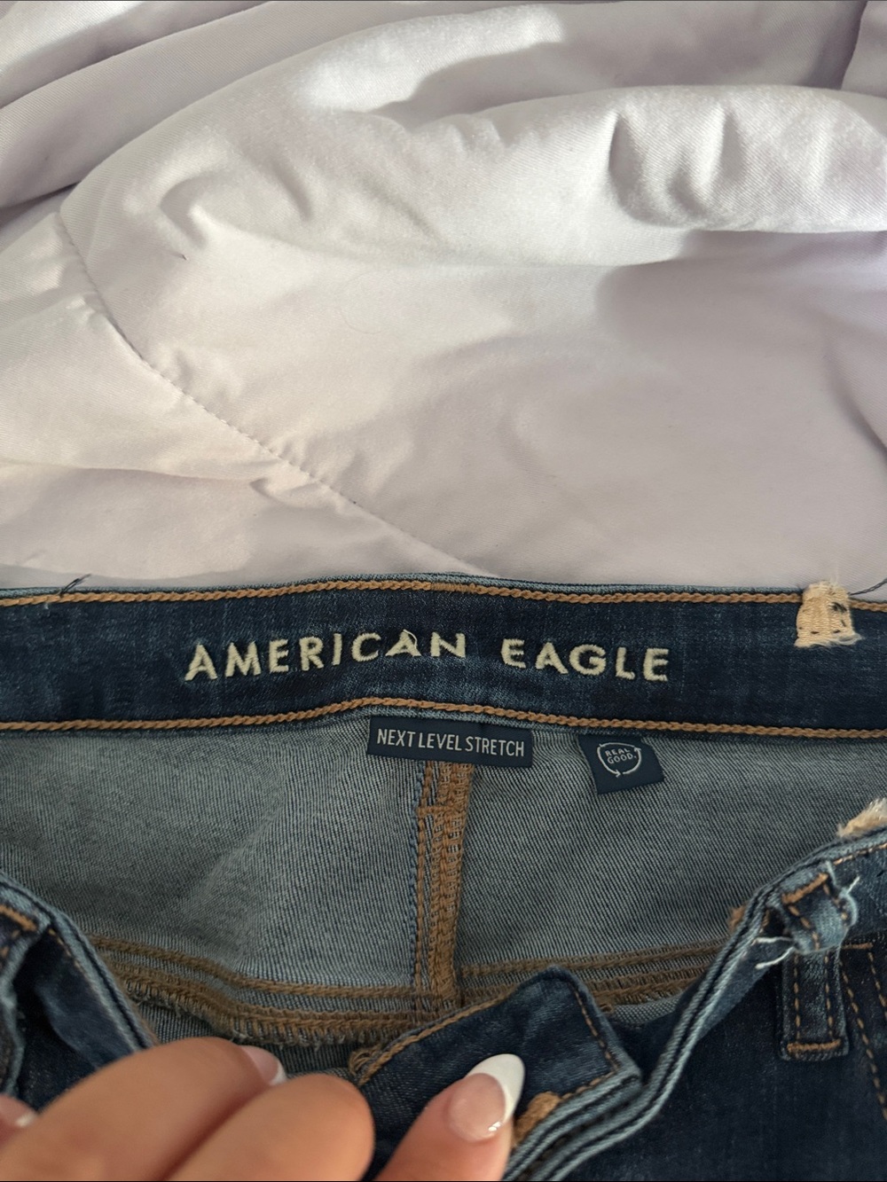 American Eagle Outfitters Women’s Dark Blue Stretch Jeggings